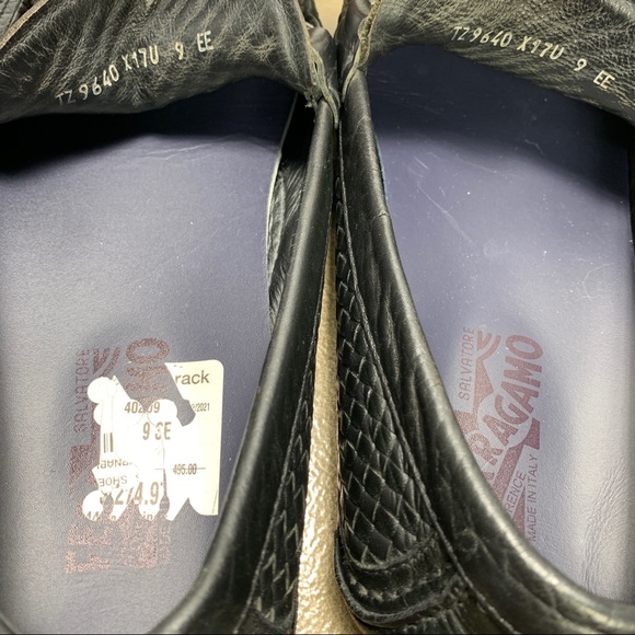 Ferragamo “Barbados” Bit Navy Men\'s Loafer 9 EE main image 9